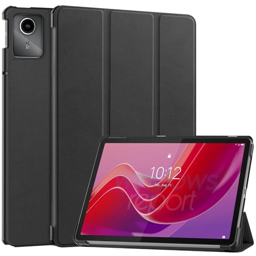 GOZOPO Hülle für Lenovo Tab M11 2024 (11 Zoll) Tablet Case, Schwarz von GOZOPO