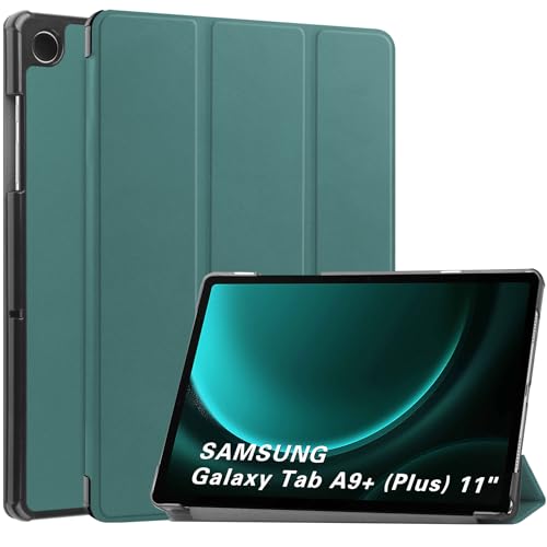 GOZOPO Hülle für Samsung Galaxy Tab A9+ / A9 Plus 2023 11 Zoll Tablet Case, Grün von GOZOPO