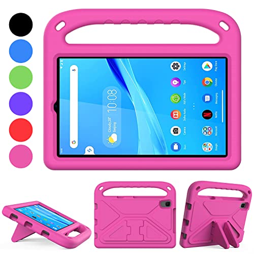 GOZOPO Kinder-Schutzhülle für Lenovo Tab M8 Tablet (Lenovo Tab M8 HD/Smart Tab M8/Tab M8 FHD 2019) – leicht und stoßfest Griff Ständer Hülle (Rose) von GOZOPO
