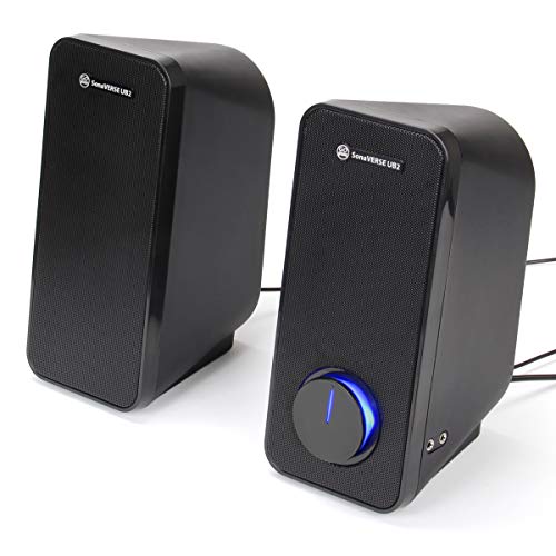 GOgroove Computer Lautsprecher - Sona Verse UB2 Multimedia Powered PC Lautsprecher für Desktops & Laptops - Treiber für mehr Klarheit und Bass, integrierte Kopfhörer- und AUX-Eingangsbuchsen GOgroove Computer Lautsprecher - Sona Verse UB2 Multimedia Powered PC Lautsprecher für Desktops & Laptops - Treiber für mehr Klarheit und Bass, integrierte Kopfhörer- und AUX-Eingangsbuchsen von GOgroove