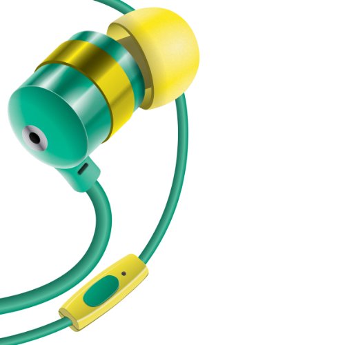 GOgroove Premium In Ear-Kopfhörer mit Geräuschisolierung, In-Line-Telefon- / Musiksteuerung und Kleiner Tragetasche für Handys/Tablets / MP3-Player - Grün & Gelb GOgroove Premium In Ear-Kopfhörer mit Geräuschisolierung, In-Line-Telefon- / Musiksteuerung und Kleiner Tragetasche für Handys/Tablets / MP3-Player - Grün & Gelb von GOgroove