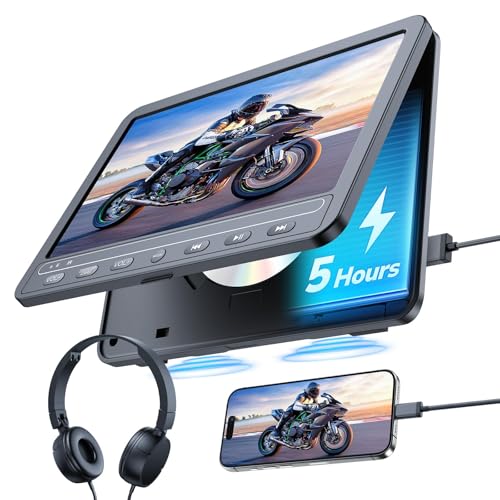 GOnavidio 10,1" tragbarer Auto DVD Player für Kinder mit HDMI-Eingang, USB-/TF-Kartenunterstützung, AV-EIN-/Ausgang, Regionsfrei, Last-Memory-Funktion GOnavidio 10,1" tragbarer Auto DVD Player für Kinder mit HDMI-Eingang, USB-/TF-Kartenunterstützung, AV-EIN-/Ausgang, Regionsfrei, Last-Memory-Funktion von GOnavidio