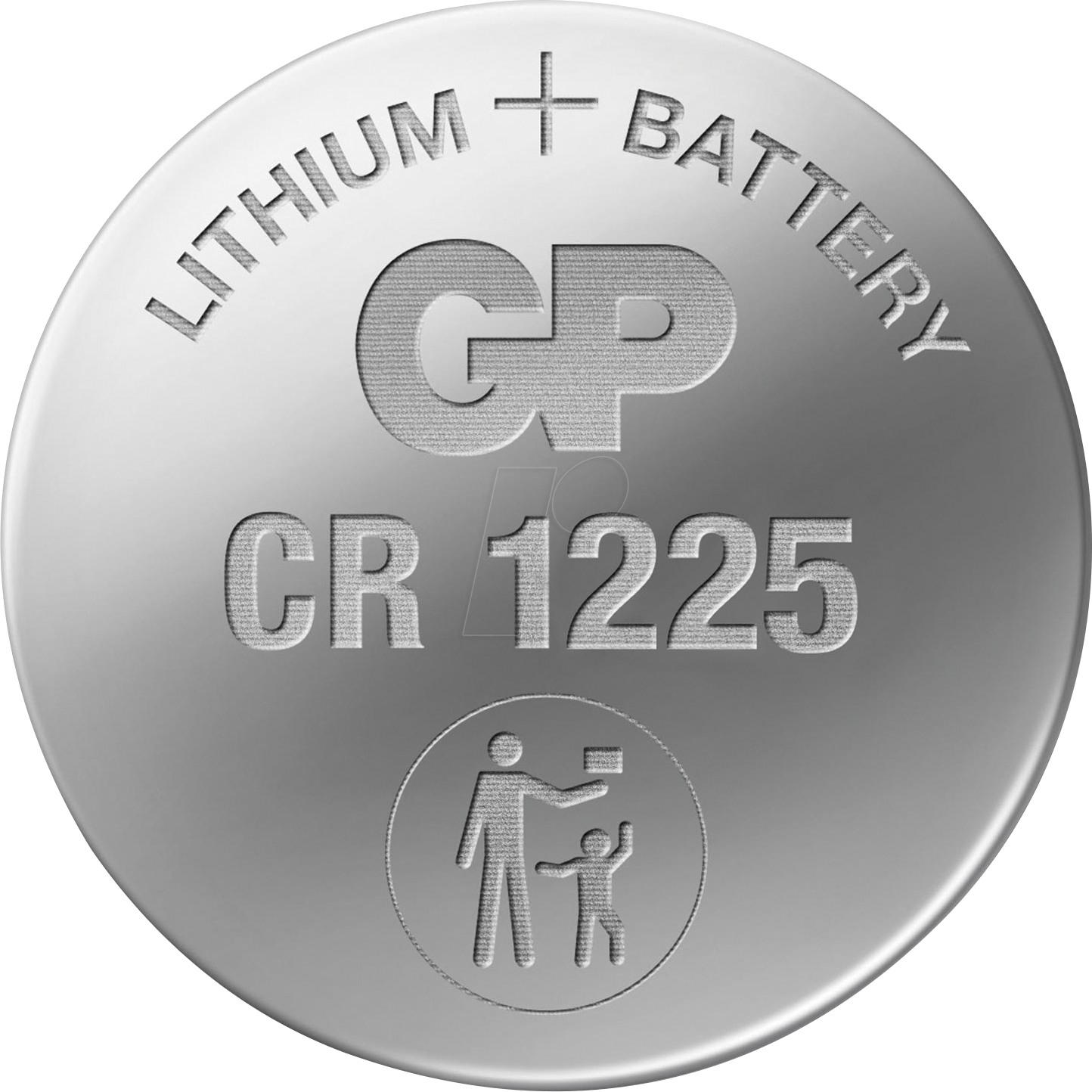 CR 1225 GP - Lithium-Knopfzelle, 3 V, 62 mAh, 12x2,5 mm von GP-BATTERIES