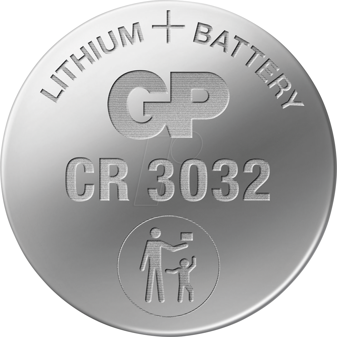 CR 3032 GP - Lithium-Knopfzelle, 3 V, 500 mAh, 30x3,2 mm von GP-BATTERIES