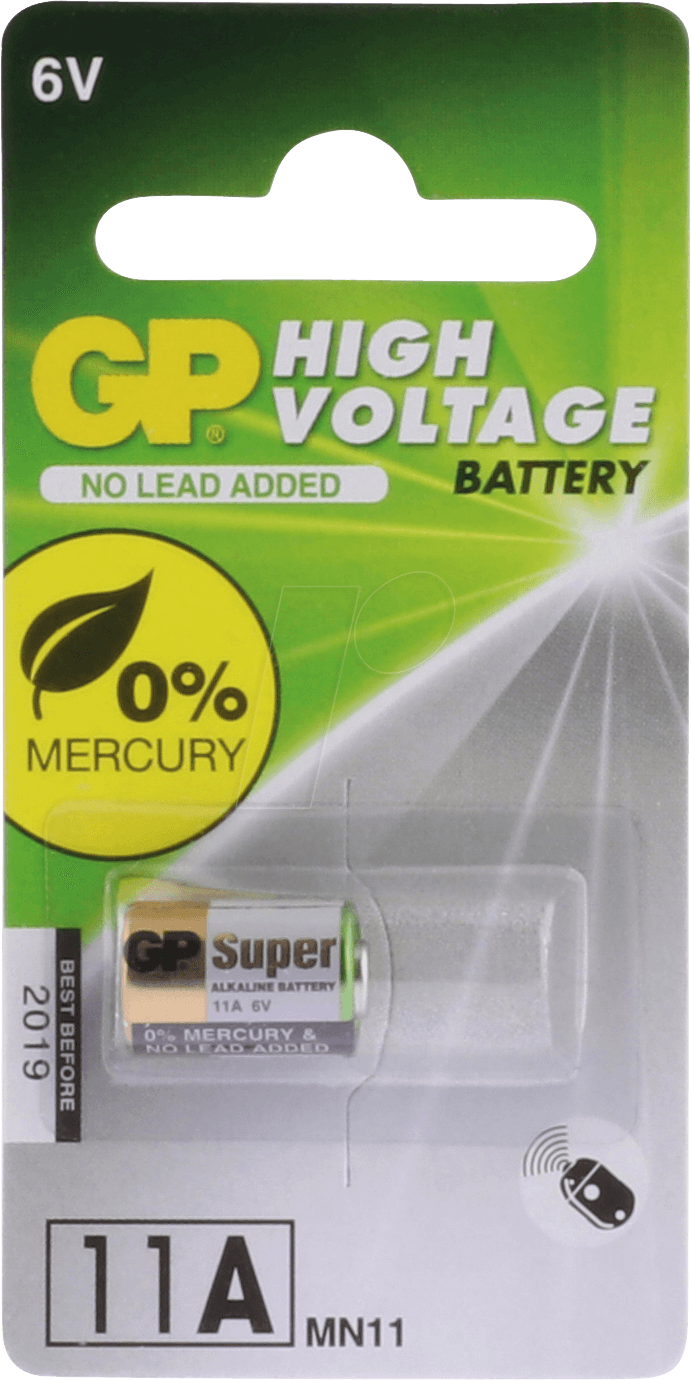 GP 11A - Alkaline Batterie, 11 A, 1er-Pack von GP-BATTERIES