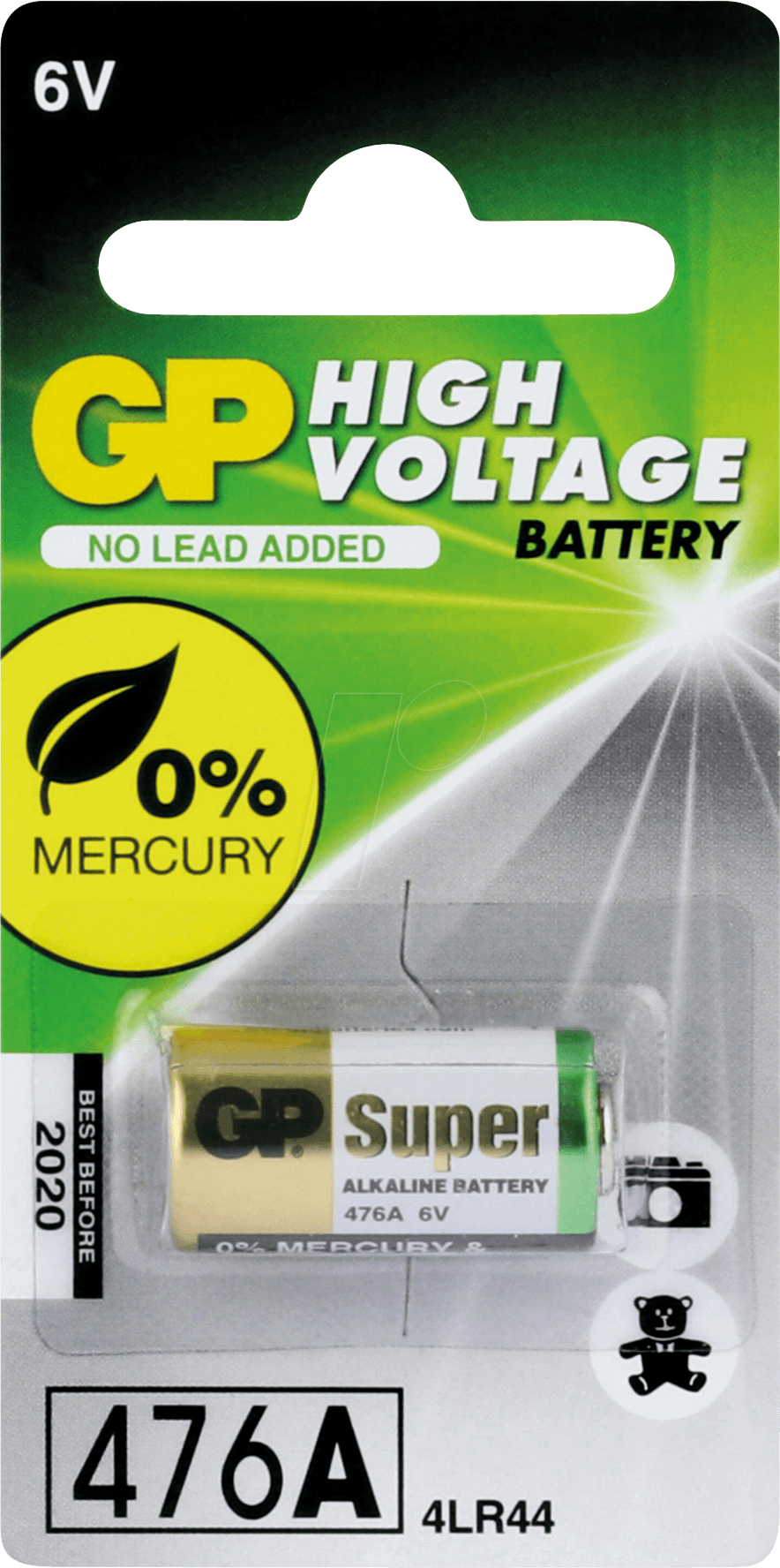 GP 476A - Alkaline Batterie, 476 A, 1er-Pack von GP-BATTERIES