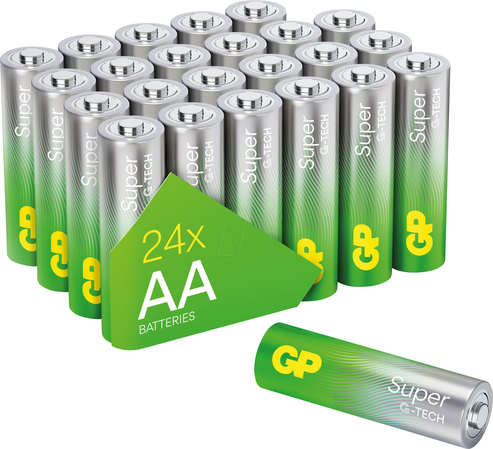 GP S24 AA - Super, Alkaline Batterie, AA (Mignon), 24er-Pack von GP-BATTERIES