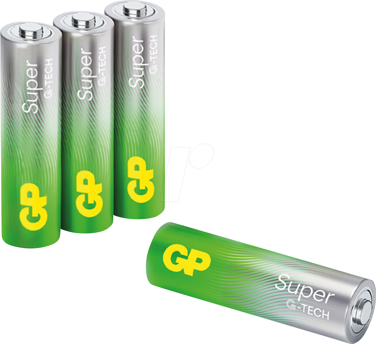 GP S4 AA - Super, Alkaline Batterie, AA (Mignon), 4er-Pack von GP-BATTERIES