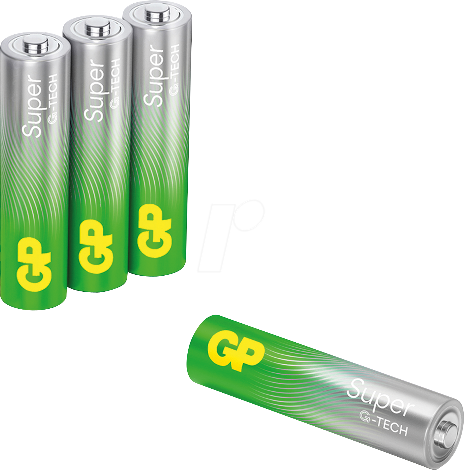 GP S4 AAA - Super, Alkaline Batterie, AAA (Micro), 4er-Pack von GP-BATTERIES