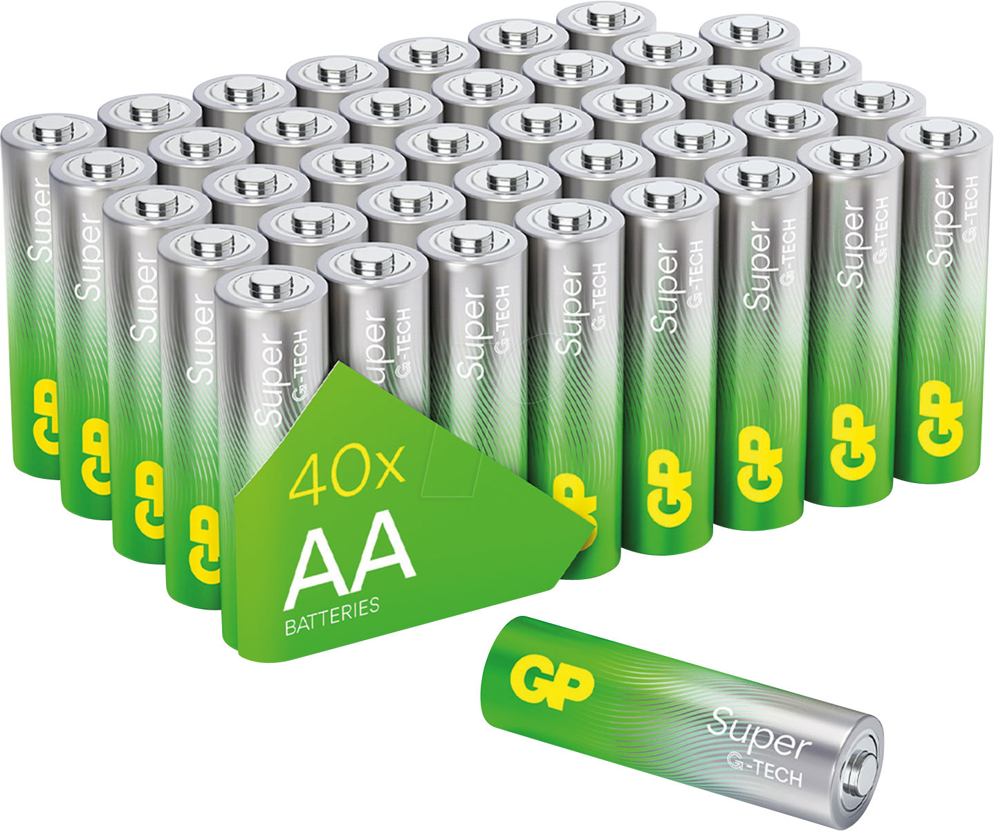 GP S40 AA - Super, Alkaline Batterie, AA (Mignon), 40er-Pack von GP-BATTERIES