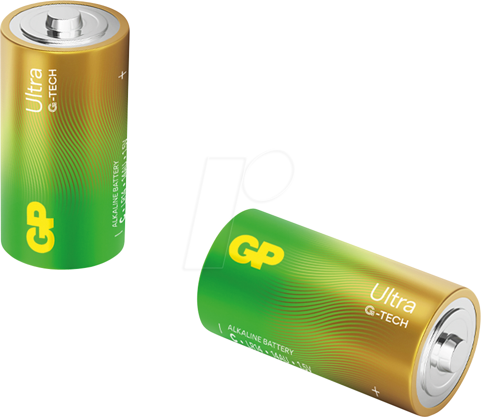 GP U2 C - Ultra, Alkaline Batterie, C (Baby), 2er-Pack von GP-BATTERIES
