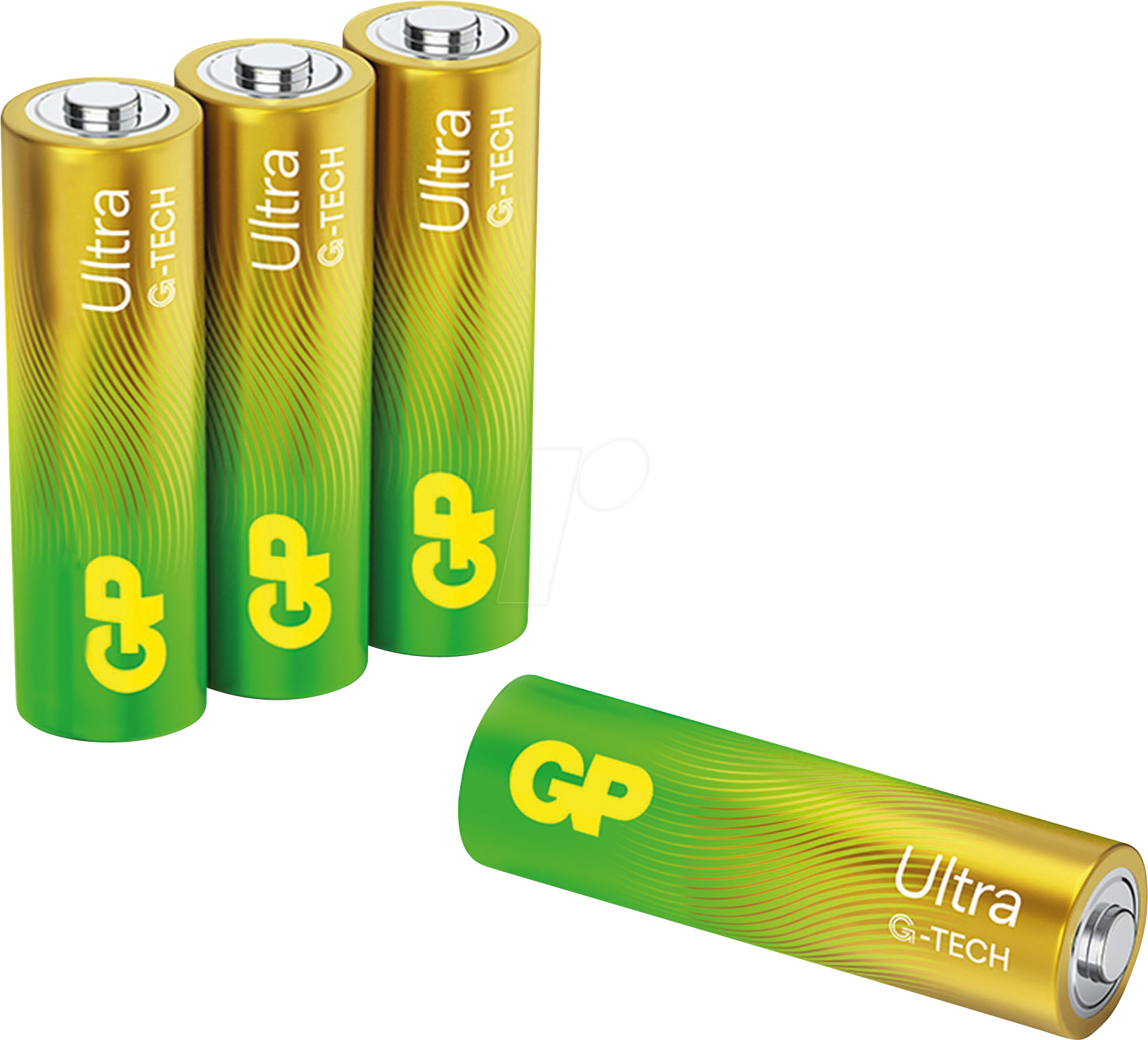 GP U4 AA - Ultra, Alkaline Batterie, AA (Mignon), 4er-Pack von GP-BATTERIES
