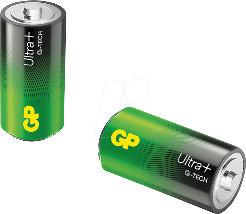 GP UP2 C - Ultra Plus, Alkaline Batterie, C (Baby), 2er-Pack von GP-BATTERIES
