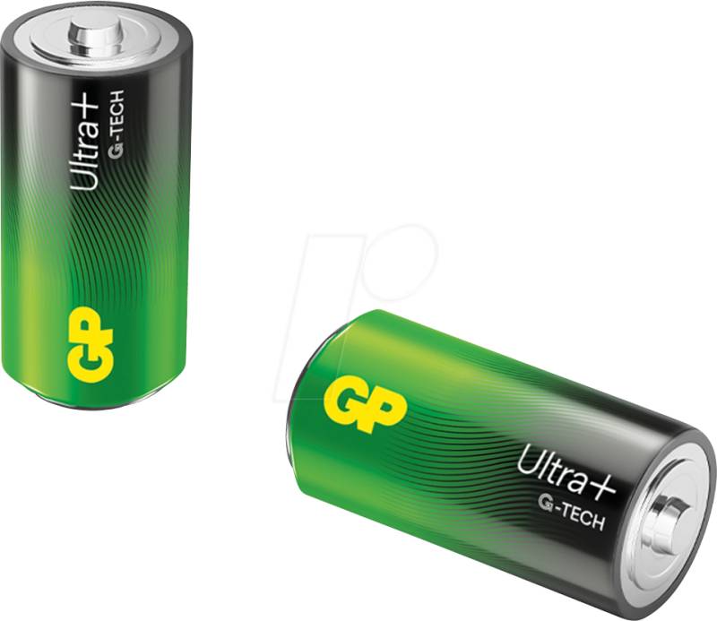 GP UP2 C - Ultra Plus, Alkaline Batterie, C (Baby), 2er-Pack von GP-BATTERIES