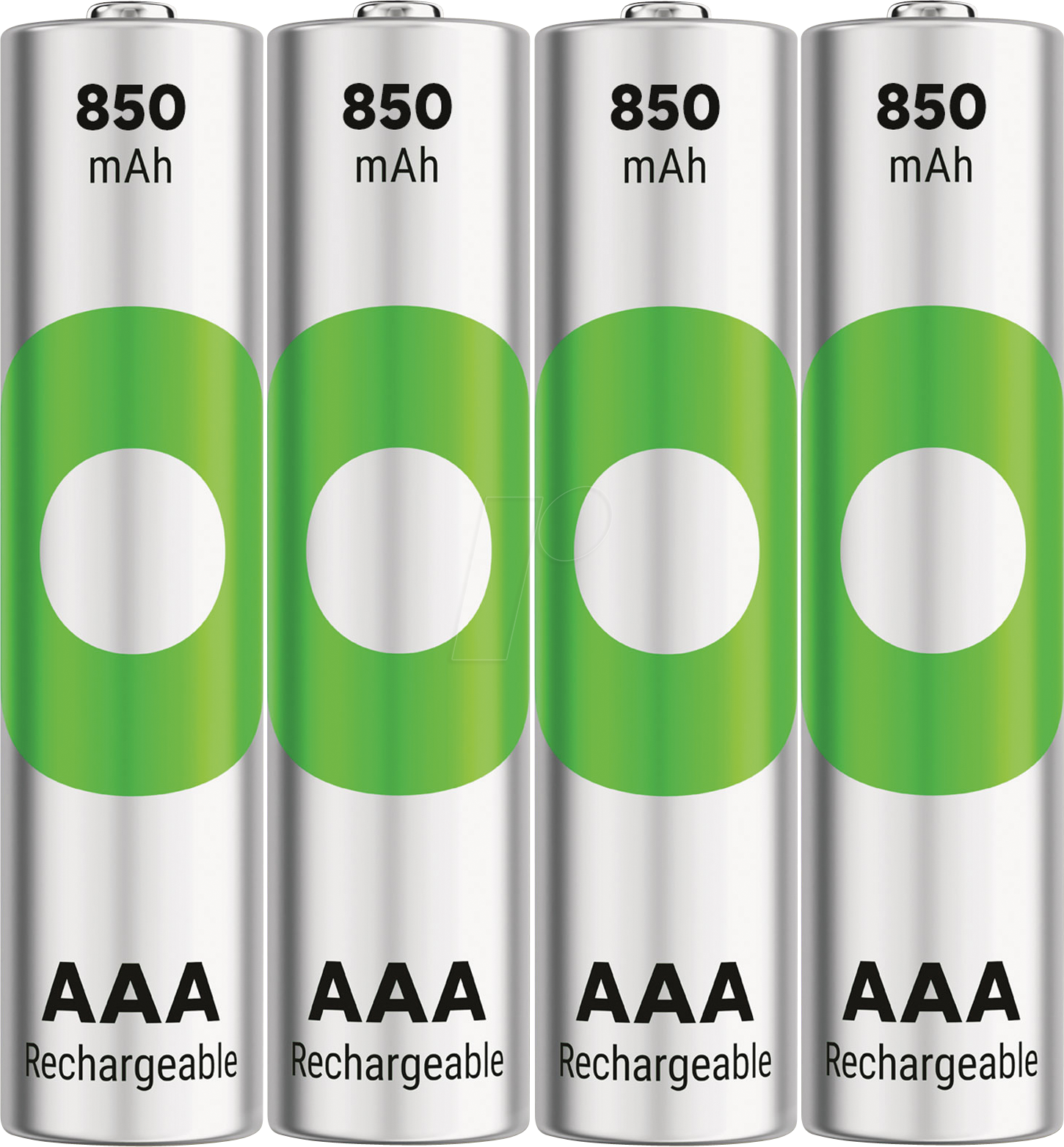REC 850 4AAA - ReCyko, NiMh-Akku, AAA (Micro), 850 mAh, 4er-Pack von GP-BATTERIES