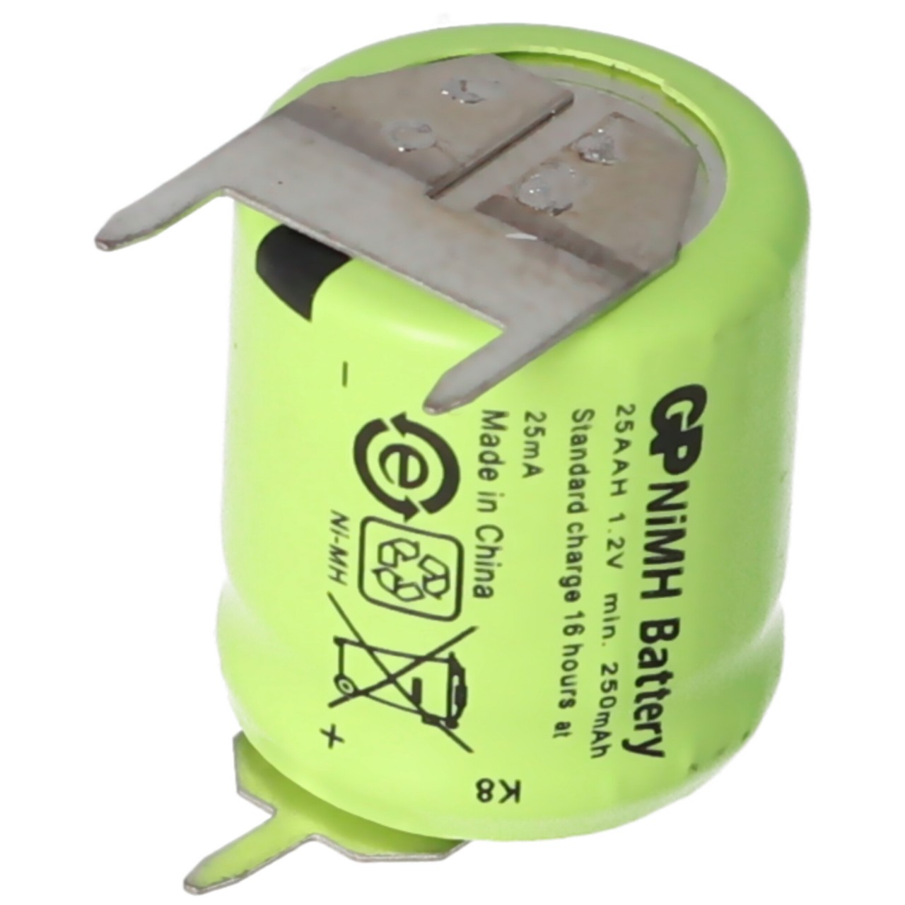 Akku passend für Sanyo N-110AA Akku NiMH 1/3 AA Mignon mit 3-er Print + / -- Akku passend für Sanyo N-110AA Akku NiMH 1/3 AA Mignon mit 3-er Print + / -- von GP Batteries
