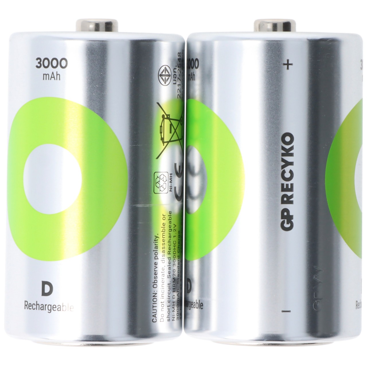D Mono Akku GP NiMH 3000mAh ReCyko 1,2V 2 Stück D Mono Akku GP NiMH 3000mAh ReCyko 1,2V 2 Stück von GP Batteries