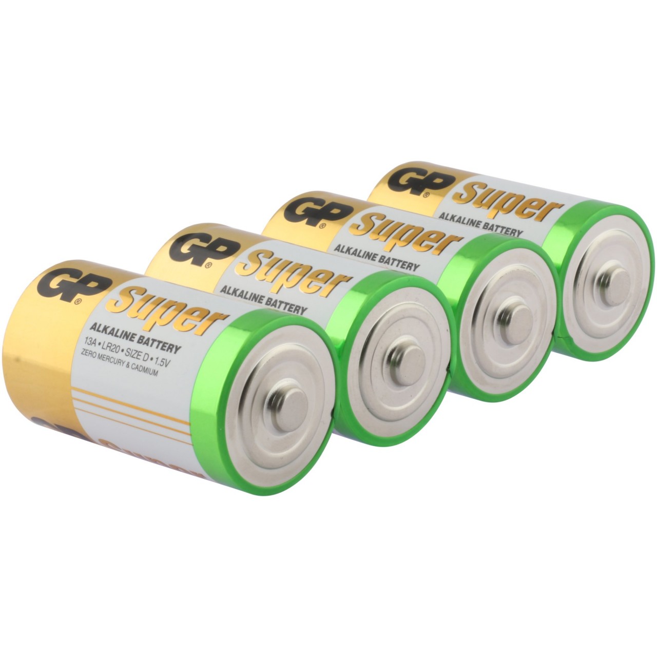 D Mono Batterie GP Alkaline Super 1,5V 4 Stück D Mono Batterie GP Alkaline Super 1,5V 4 Stück von GP Batteries