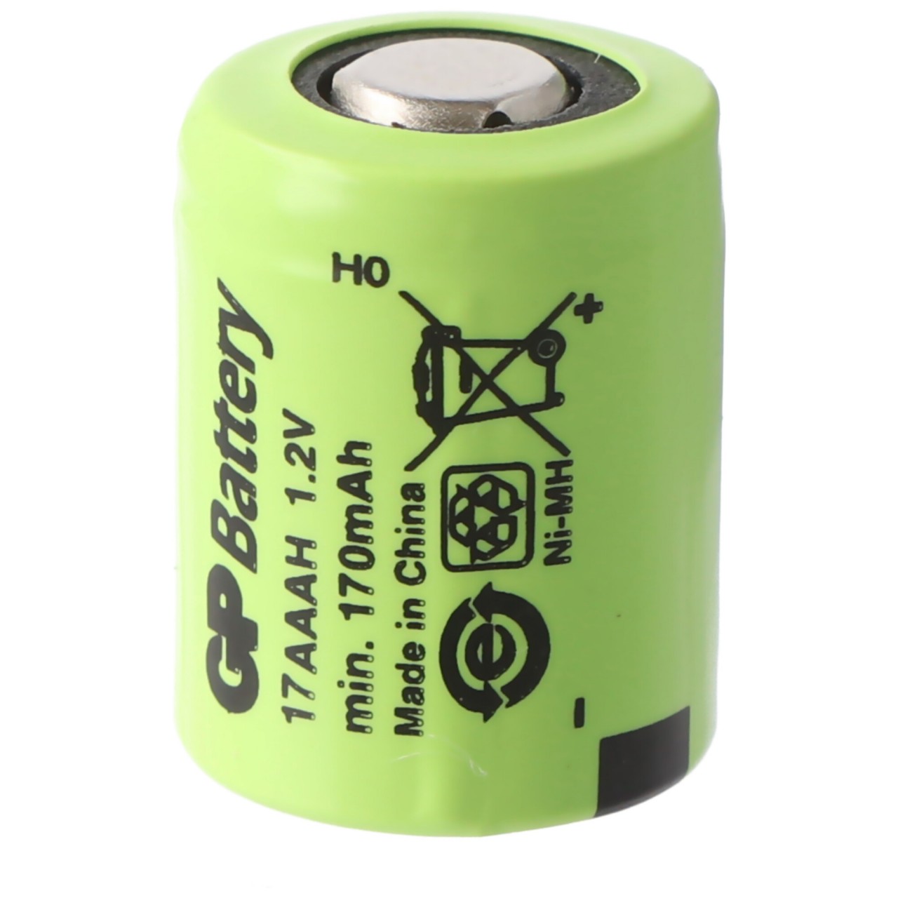 GP 1/3AAA NiMH Akku Size 1/3 AAA 170mAh GP17AAAH Abmessungen 14,1x10,4mm GP 1/3AAA NiMH Akku Size 1/3 AAA 170mAh GP17AAAH Abmessungen 14,1x10,4mm von GP Batteries
