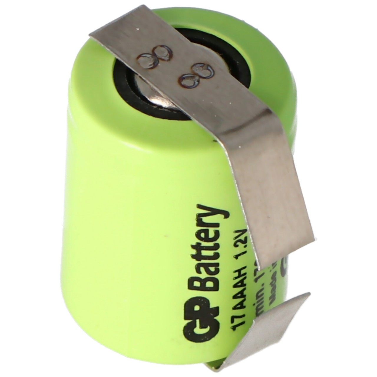 GP 1/3AAA NiMH Akku Size 1/3 AAA 170mAh mit Lötfahne in U-Form GP 1/3AAA NiMH Akku Size 1/3 AAA 170mAh mit Lötfahne in U-Form von GP Batteries