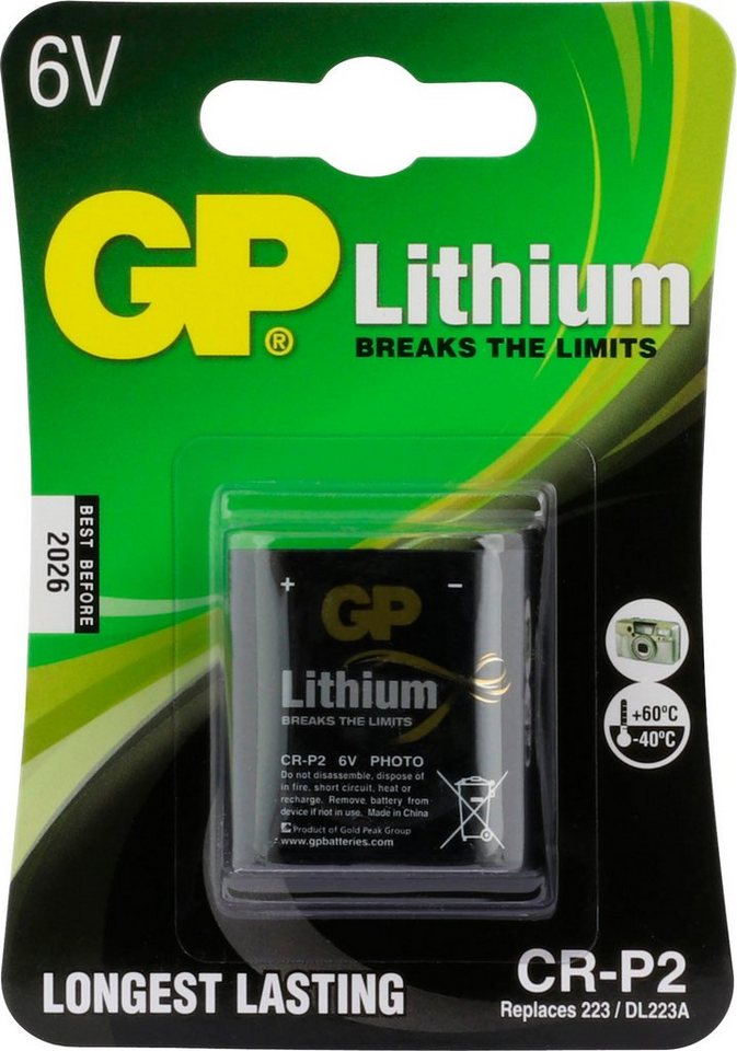 GP Batteries 1 Stck CRP2 GP Lithium Batterie, DL223A (1 St) von GP Batteries