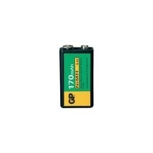 GP Batteries 9 V Block-Akku NiMH 6LR61 170 mAh 9.6 V 1 St. GP Batteries 9 V Block-Akku NiMH 6LR61 170 mAh 9.6 V 1 St. von GP Batteries