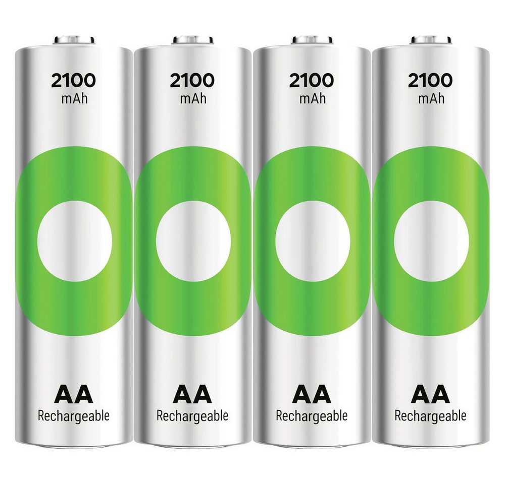 GP Batteries AA Akku GP NiMH 2100 mAh RECYKO, 1.2V, 4er Akku von GP Batteries