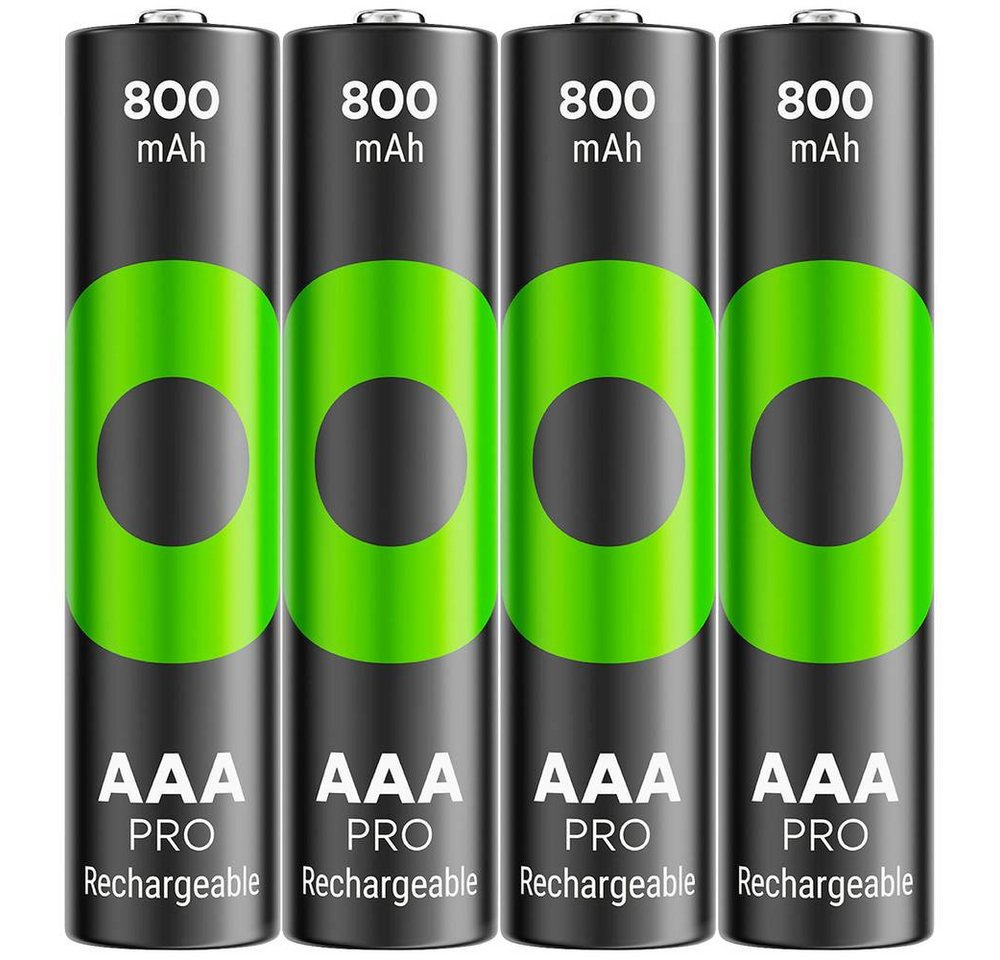 Gp AAA Akku NiMH 800 mAh RECYKO PRO, 1.2V, 4er Akku Gp AAA Akku NiMH 800 mAh RECYKO PRO, 1.2V, 4er Akku von Gp