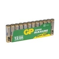 Gold Peak GP Super Alkaline 24A S12 - Batterie 12 x AAA - Alkalisch (03024AS12) von GP Batteries