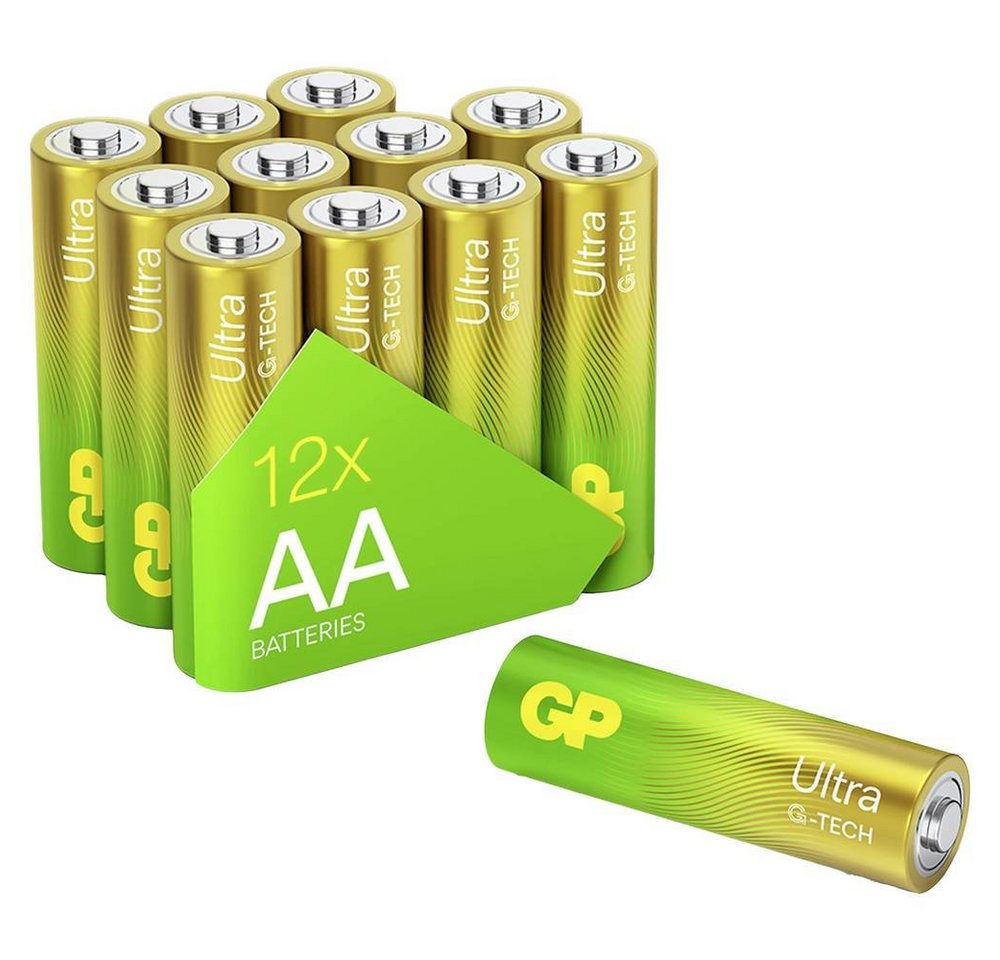 Gp Alkaline Batterien AA Mignon, Longlife, LR06, Batterie Gp Alkaline Batterien AA Mignon, Longlife, LR06, Batterie von Gp