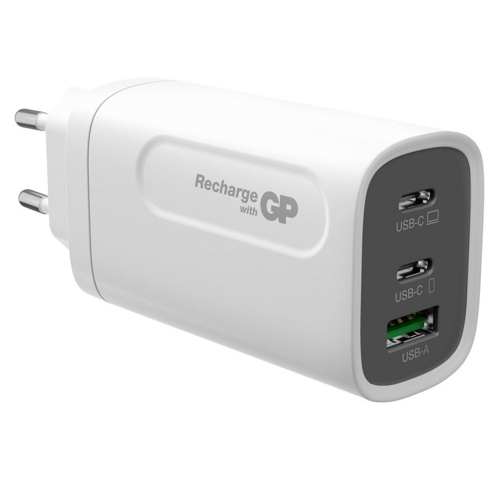 GP Batteries GP Batteries GPWCGM3AWHUSB254 USB-Ladegerät 65 W Steckdose Anzahl Aus USB-Ladegerät (GPWCGM3AWHUSB254) von GP Batteries