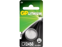 GP Batteries GP CR2450, Einwegbatterie, CR2450, Lithium, 3 V, 1 Stück(e), Metallisch von GP Batteries