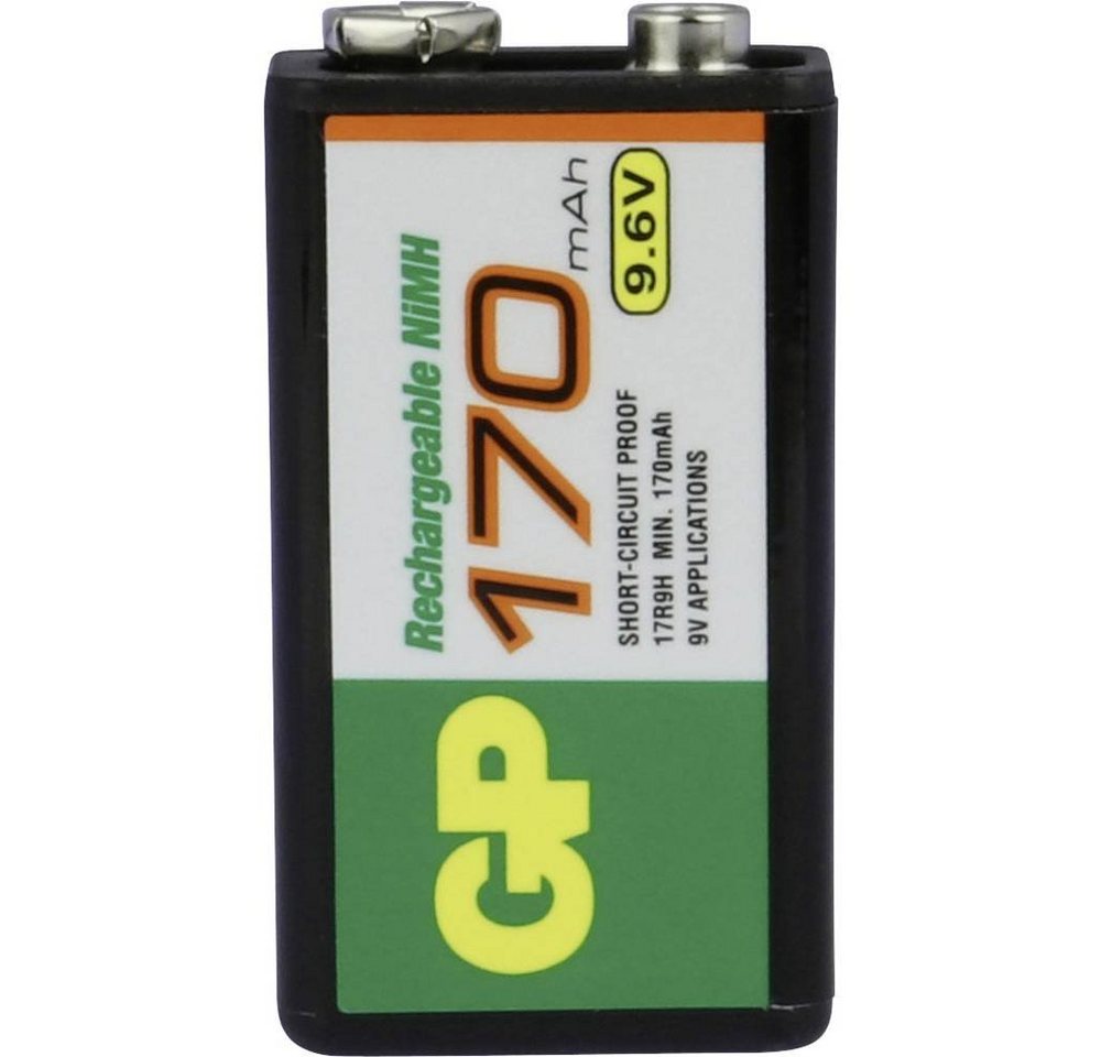 Gp NiMH 9 V Block-Akku 170 mAh Akku Gp NiMH 9 V Block-Akku 170 mAh Akku von Gp