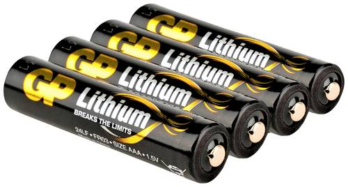 GP Batteries GP24LF359C4 Micro (AAA)-Batterie Lithium 1.5V 4St. von GP Batteries
