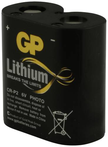 GP Batteries GPCRP2STD093C1 Fotobatterie CR-P 2 Lithium 6V 1St. von GP Batteries