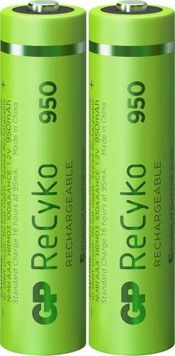 GP Batteries GPRCK95AAA646C2 Micro (AAA)-Akku NiMH 950 mAh 1.2V 2St. von GP Batteries