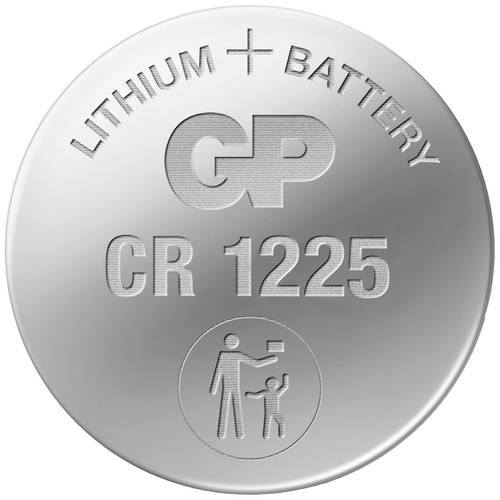 GP Batteries Knopfzelle CR 1225 3V 62 mAh Lithium GPCR1225STD255C1 von GP Batteries