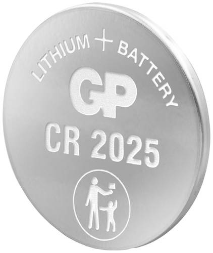 GP Batteries Knopfzelle CR 2025 3V 160 mAh Lithium GPCR2025STD714C1 von GP Batteries