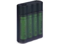 GP Batteries Portable PowerBank 134DX411270AAHCEC4, 2600 mAh, Nickel-Metallhydrid (NiMH), Schwarz von GP Batteries