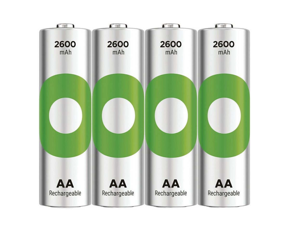 GP Batteries ReCyko Akku 2600 mAh (4 St), Mignon / AA, 2600 mAh, 1,2 V von GP Batteries