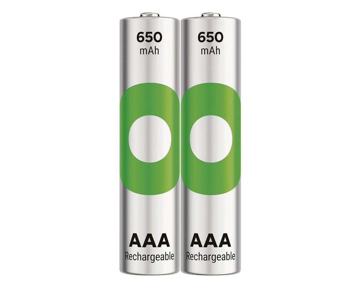 GP Batteries ReCyko Akku 650 mAh (2 St), Micro / AAA / 650 mAh, 1,2 V von GP Batteries