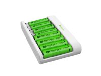 GP Batteries ReCyko E811, Nickel-Metallhydrid (NiMH), AA, AAA, 8 Stück(e), Akkus/Batterien enthalten von GP Batteries