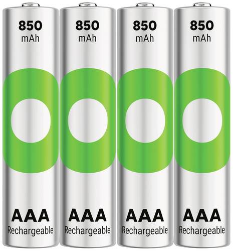 GP Batteries ReCyko Micro (AAA)-Akku NiMH 850 mAh 1.2V 4St. von GP Batteries