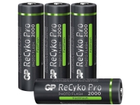 GP Batteries ReCyko Photoflash, Wiederaufladbarer Akku, AA, Nickel-Metallhydrid (NiMH), 1,2 V, 4 Stück(e), 2000 mAh von GP Batteries