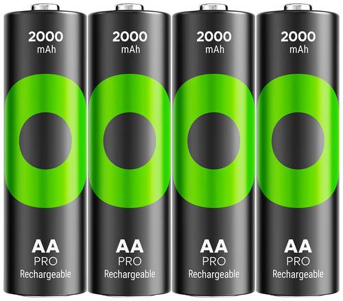 GP Batteries ReCyko Pro Mignon (AA)-Akku NiMH 2000 mAh 1.2V 4St. von GP Batteries