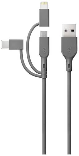 GP Batteries USB-Ladekabel USB 2.0 USB-A Stecker, Apple Lightning Stecker, USB-Micro-B Stecker, USB- von GP Batteries