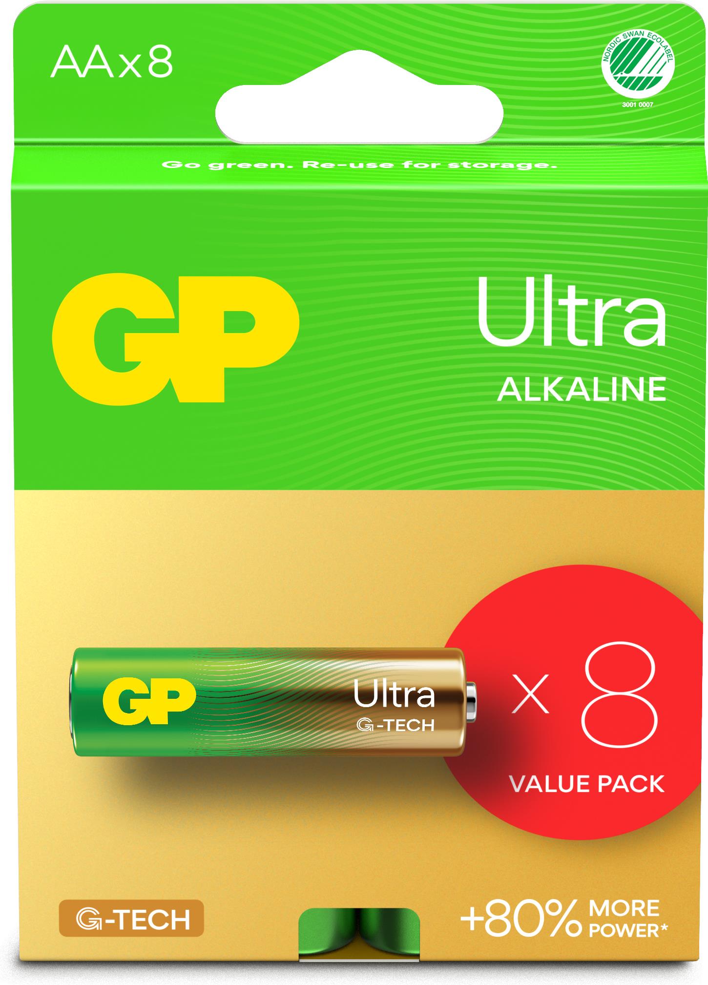 GP Batteries Ultra Alkaline GP15AU Einwegbatterie AA - LR06 Alkali (2223228) von GP Batteries