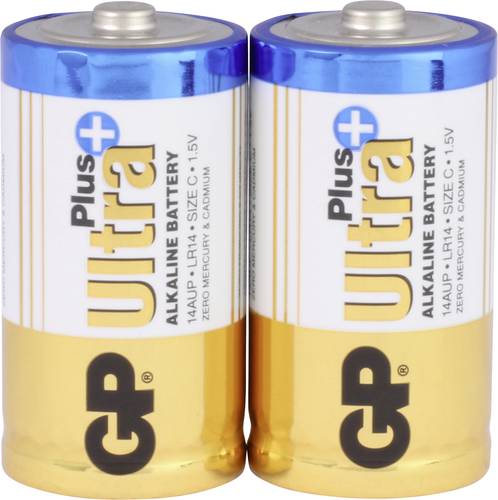 GP Batteries Ultra Baby (C)-Batterie Alkali-Mangan 1.5V 2St. von GP Batteries