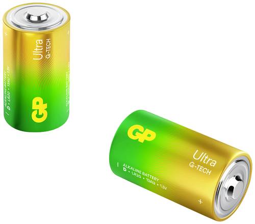 GP Batteries Ultra Mono (D)-Batterie Alkali-Mangan 1.5V 2St. von GP Batteries