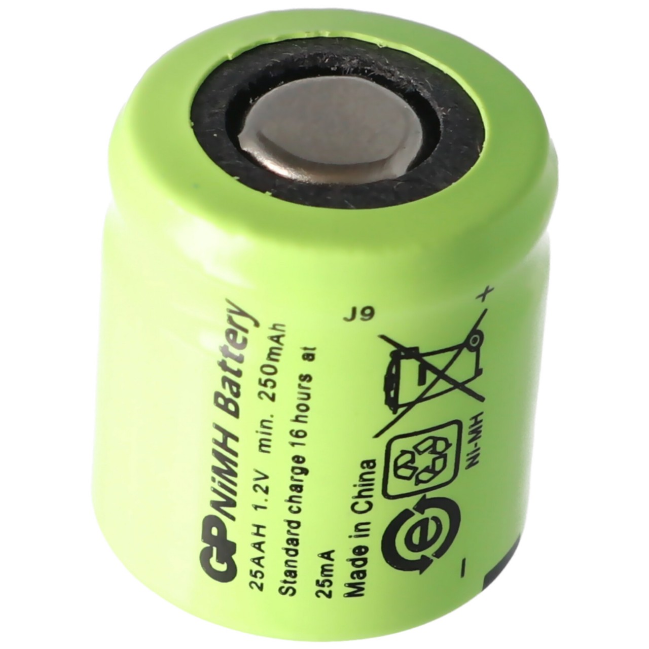 GP GP25AAH Akku NiMH 1/3 AA Mignon ohne Lötfahne GP GP25AAH Akku NiMH 1/3 AA Mignon ohne Lötfahne von GP Batteries